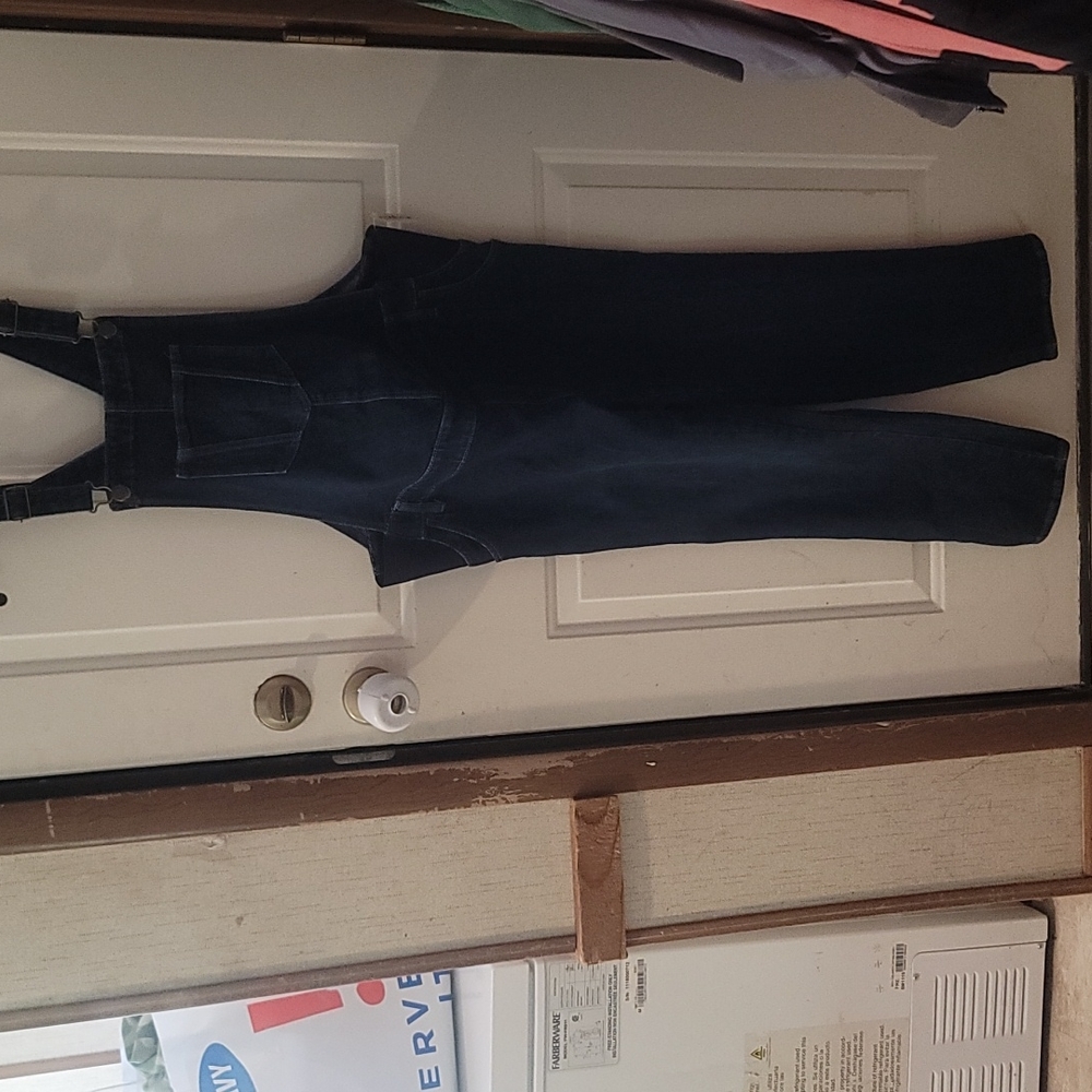 OLD NAVY MATERNITY DENIM OVERALLS: NWT: SZ 6